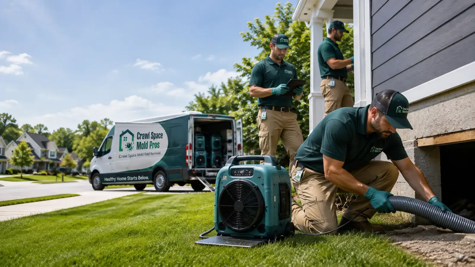 Crawl Space Mold Removal in Loomis, NE